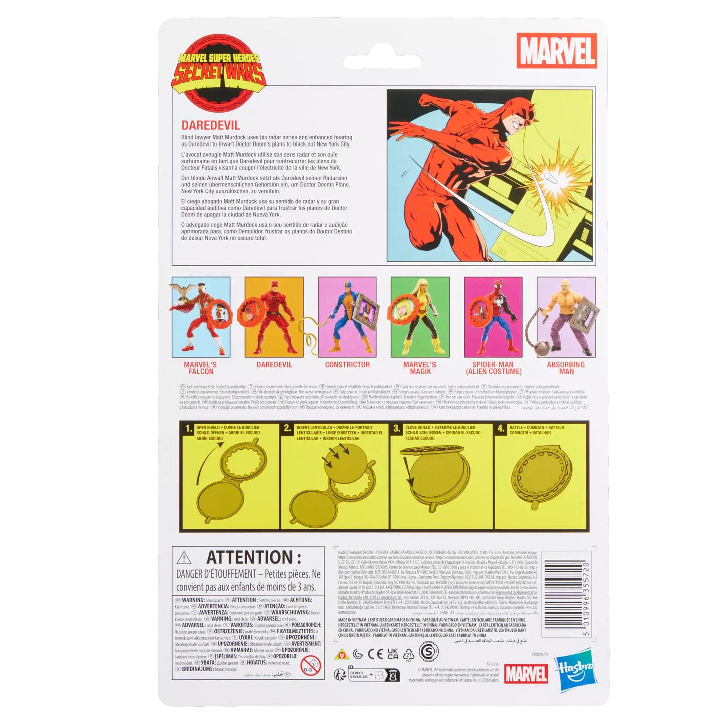 MARVEL LEGENDS SECRET WARS DAREDEVIL ACTION FIGURE