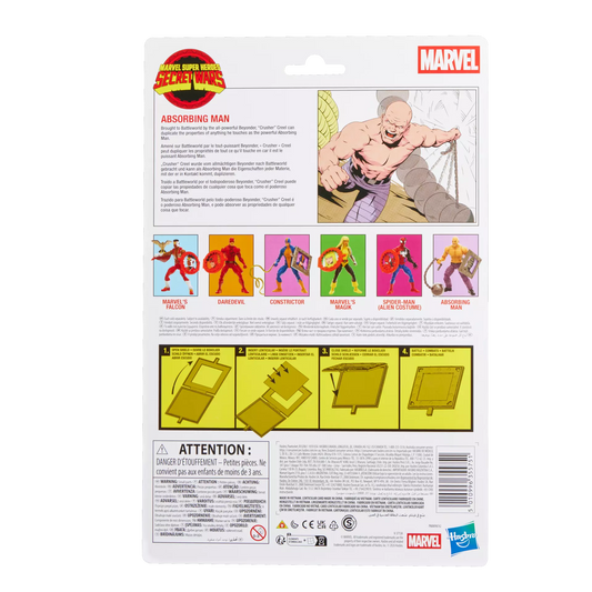 MARVEL LEGENDS SECRET WARS ABSORBING MAN ACTION FIGURE