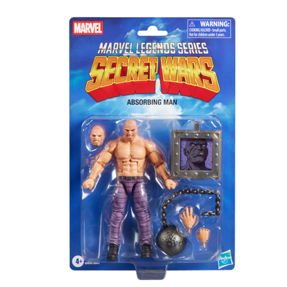 MARVEL LEGENDS SECRET WARS ABSORBING MAN ACTION FIGURE