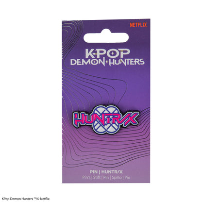 KPOP DEMON HUNTERS HUNTR/X LOGO PIN