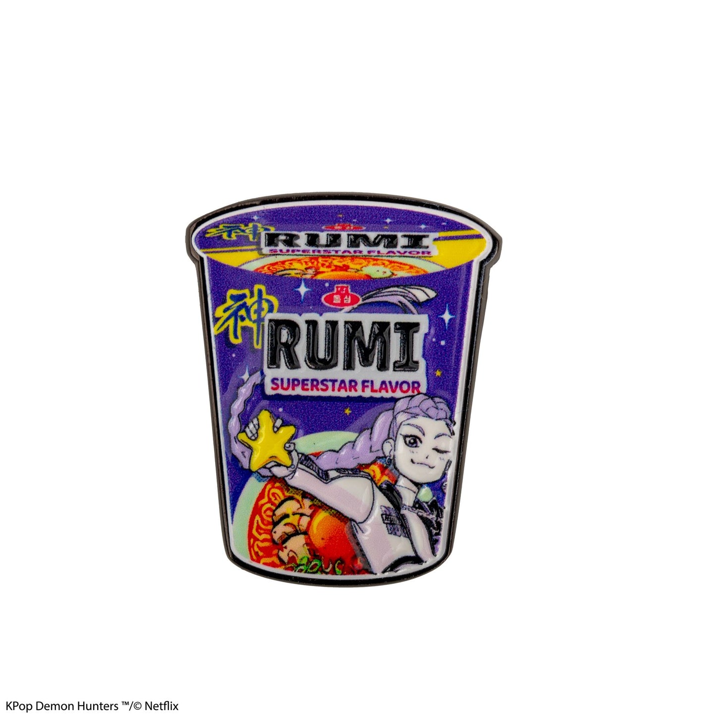 KPOP DEMON HUNTERS RUMI SUPERSTAR FLAVOR NOODLES PIN