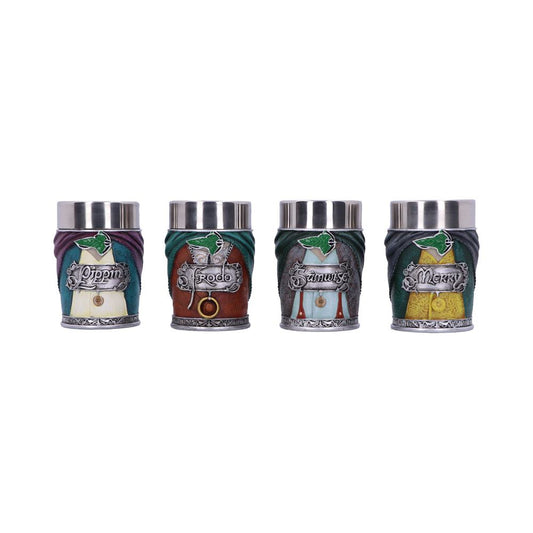 THE LORD OF THE RINGS HOBBIT SHOT GLASS SET