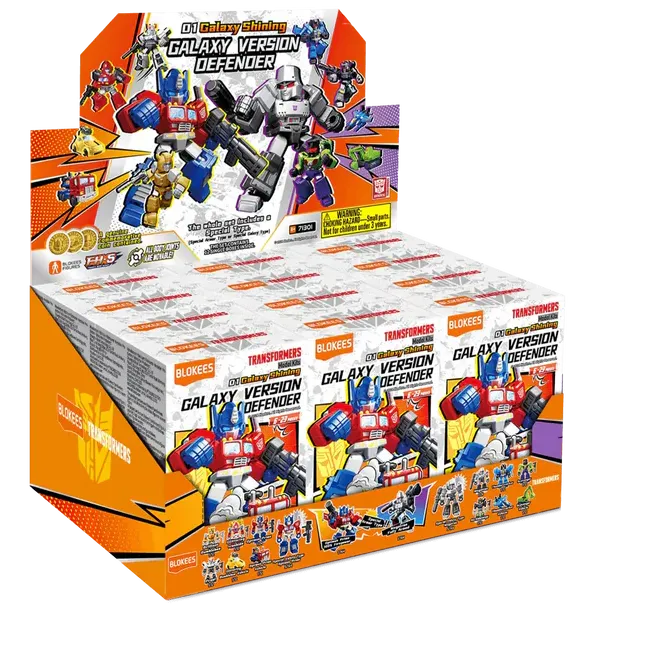 TRANSFORMERS GALAXY SHINING DEFENDER VERSION 01 MODEL KIT BLIND BOX (12)