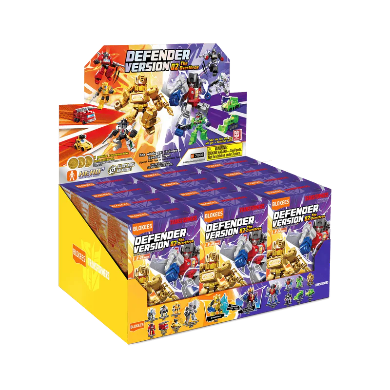 TRANSFORMERS THE OVERTHROW DEFENDER VERSION 02 MODEL KIT BLIND BOX (12)