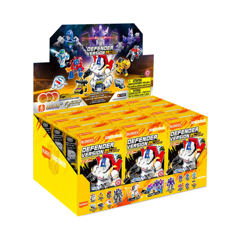 TRANSFORMERS TRAITOR TO TYRANNY DEFENDER VERSION 05 MODEL KIT BLIND BOX SET (12)