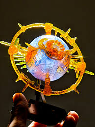 TRANSFORMERS UNICRON PLANET TRASPARENT VERSION