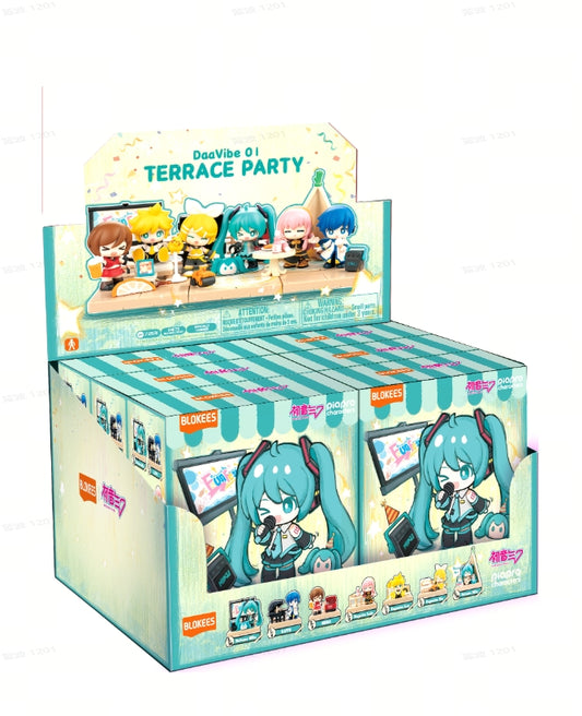 HATSUNE MIKU TERRACE PARTY DAA VIBE MODEL KIT BLID BOX SET (6)