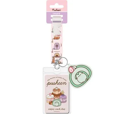 PUSHEEN ID KEYCHAIN & LANYARD