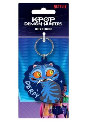 K-POP DEMON HUNTERS DERPY TIGER PVC KEYCHAIN