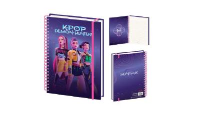 K-POP DEMON HUNTERS HUNTRIX WIRO NOTEBOOK