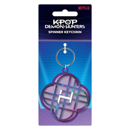 K-POP DEMON HUNTERS HUNTRIX SPINNER KEYCHAIN