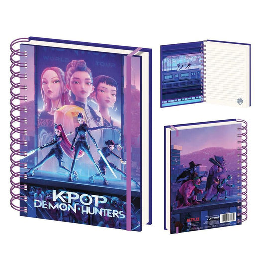 K-POP DEMON HUNTERS HUNTRIX WIRO NOTEBOOK