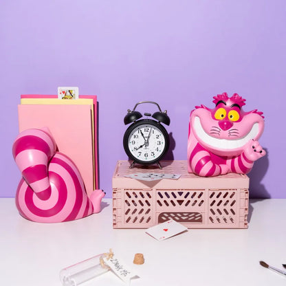 ALICE IN WONDERLAND CHESHIRE CAT DISNEY BOOKENDS