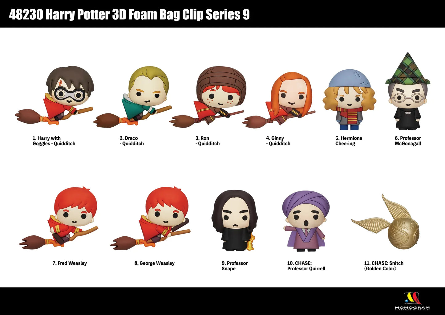 HARRY POTTER BAG CLIP BLIND BOX DISPLAY (24)