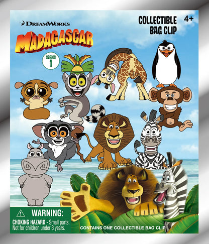 MADAGASCAR BAG CLIP BLIND BOX DISPLAY (24)