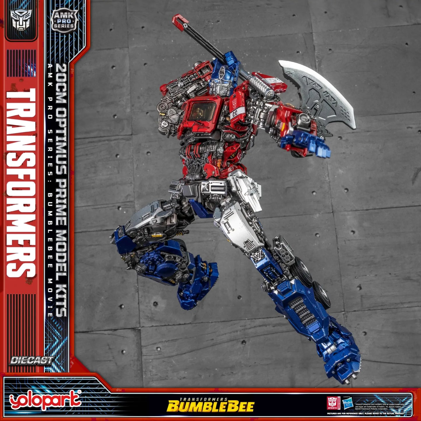 TRANSFORMERS BUMBLEBEE MOVIE OPTIMUS PRIME EARTH MODE AMK PRO MODEL KIT