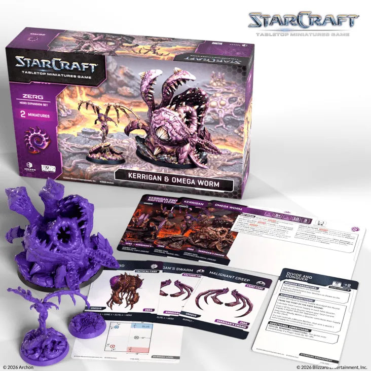 STARCRAFT KERRIGAN & OMEGA WORM BOX