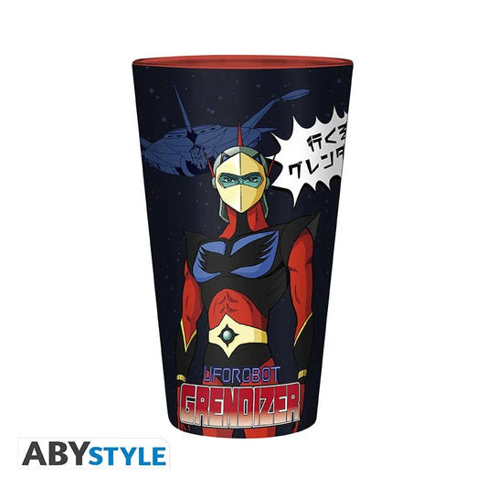 UFO ROBOT GRENDIZER & DUKE FLEED LARGE GLASS