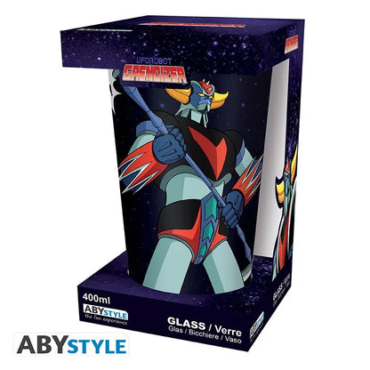 UFO ROBOT GRENDIZER & DUKE FLEED LARGE GLASS