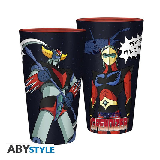 UFO ROBOT GRENDIZER & DUKE FLEED LARGE GLASS