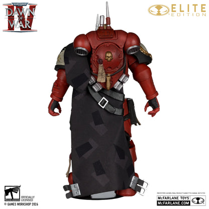 MCFARLANE ELITE 7INCH WARHAMMER 4000 DAWN OF WAR 4 CAPTAIN CYRUS IN PHOBOS ARMOR ACTION FIGURE