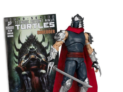 TEENAGE MUTANT NINJA TURLES 5IN FIGURE WITH COMIC WV1 SHREDDER