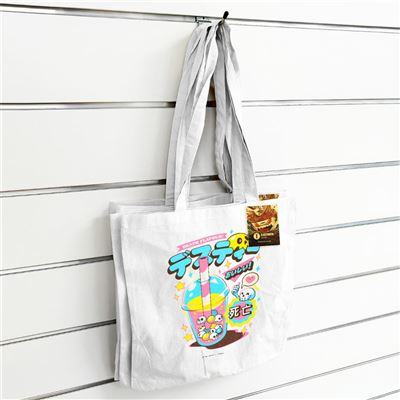 ILUSTRATA DEATH BUBBLE TEA TOTE BAG