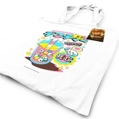 ILUSTRATA DEATH BUBBLE TEA TOTE BAG