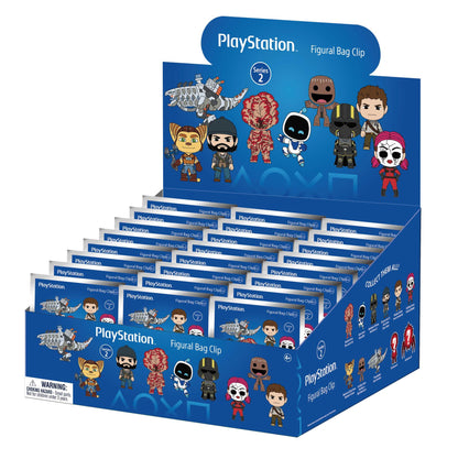 PLAYSTATION SERIES 2 BAG CLIP BLIND BOX DISPLAY (24)