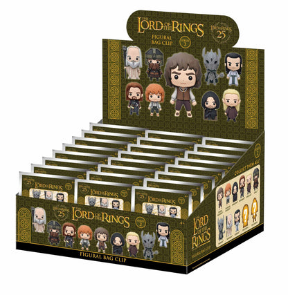 LORD OF THE RINGS SERIES 2 BAG CLIP BLIND BOX DISPLAY (24)