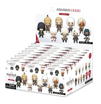 ASSASSIN'S CREED SERIES 1 BAG CLIP BLIND BOX DISPLAY (24)