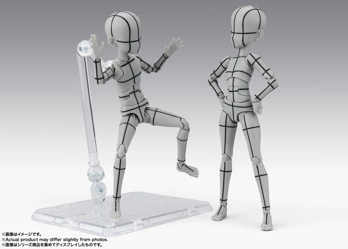 BODY-KUN KEN SUGIMORI EDITION WIREFRAME(GRAY) SHF