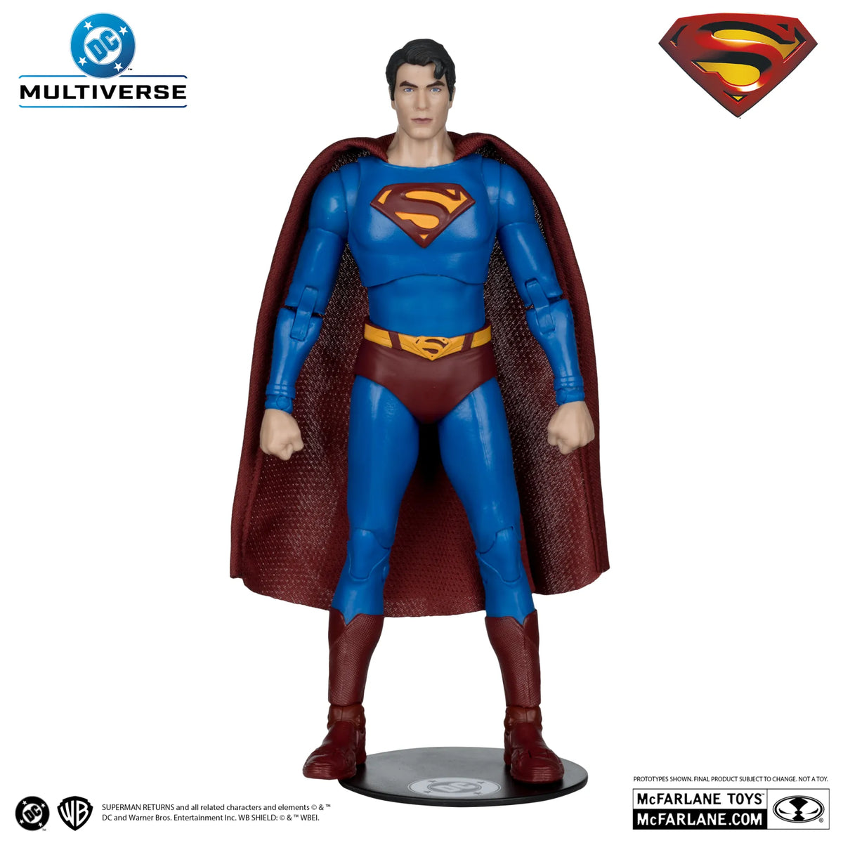 DC THEATRICAL 7INCH SUPERMAN RETURNS 2006 ACTION FIGURE