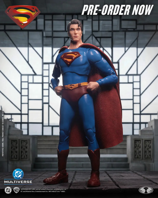 DC THEATRICAL 7INCH SUPERMAN RETURNS 2006 ACTION FIGURE