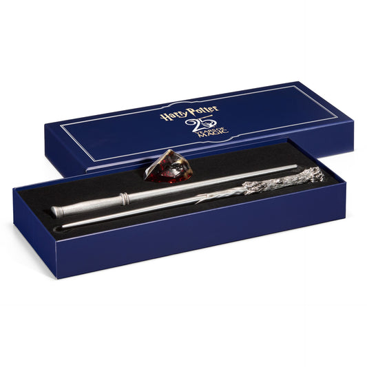 HARRY POTTER 25TH ANNIVERSARY WANDS AND SORCERER'S STONE SET
