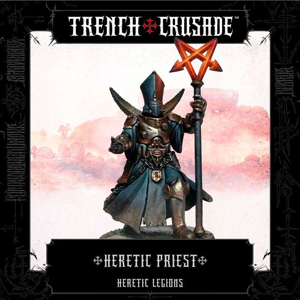 TRENCH CRUSADE HERETIC PRIEST POLEARM/STAFF, KNIFE