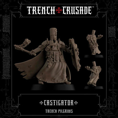TRENCH CRUSADE CASTIGATOR SHIELD, WHIP