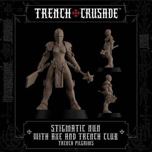 TRENCH CRUSADE STIGMATIC NUN AXE, MACE
