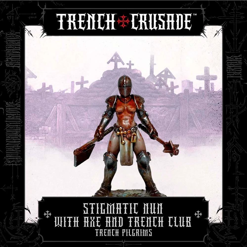 TRENCH CRUSADE STIGMATIC NUN AXE, MACE
