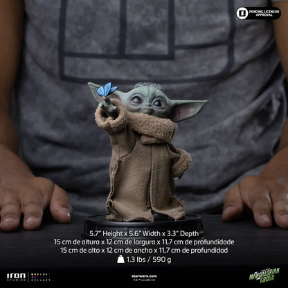MANDALORIAN & GROGU MOVIE GROGU BUTTERFLY WONDER 1/4 LEGACY STATUE