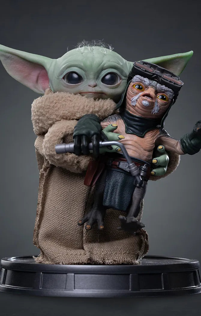 MANDALORIAN & GROGU MOVIE GROGU NO SQUEEZY 1/4 LEGACY STATUE