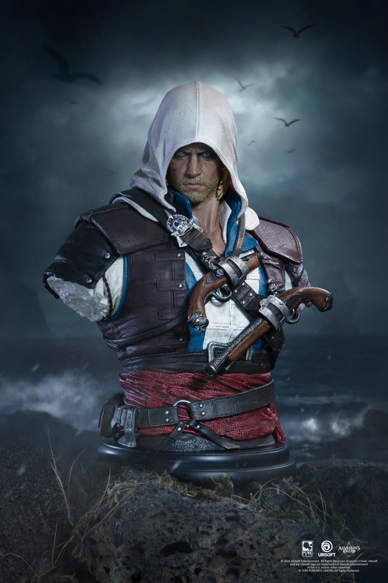 ASSASSIN’S CREED BLACK FLAG RESYNCED EDWARD KENWAY 1/4 SCALE BUST