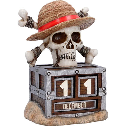 ONE PIECE LUFFY JOLLY ROGER PERPETUAL CALENDAR