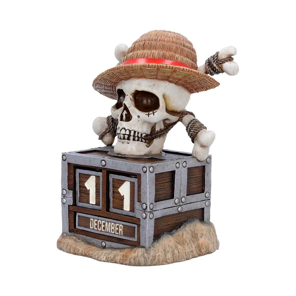 ONE PIECE LUFFY JOLLY ROGER PERPETUAL CALENDAR