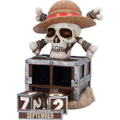 ONE PIECE LUFFY JOLLY ROGER PERPETUAL CALENDAR