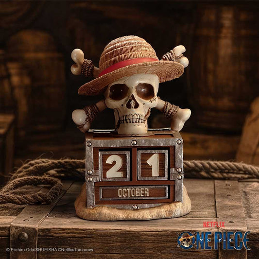 ONE PIECE LUFFY JOLLY ROGER PERPETUAL CALENDAR