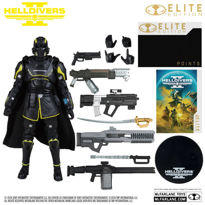 MCFARLANE ELITE  7INCH  HELLDIVERS 2 B-01 TACTICAL ACTION FIGURE
