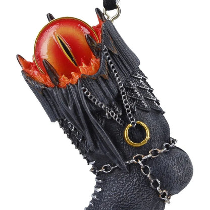 THE LORD OF THE RINGS SAURON STOCKING HANGING ORNAMENT
