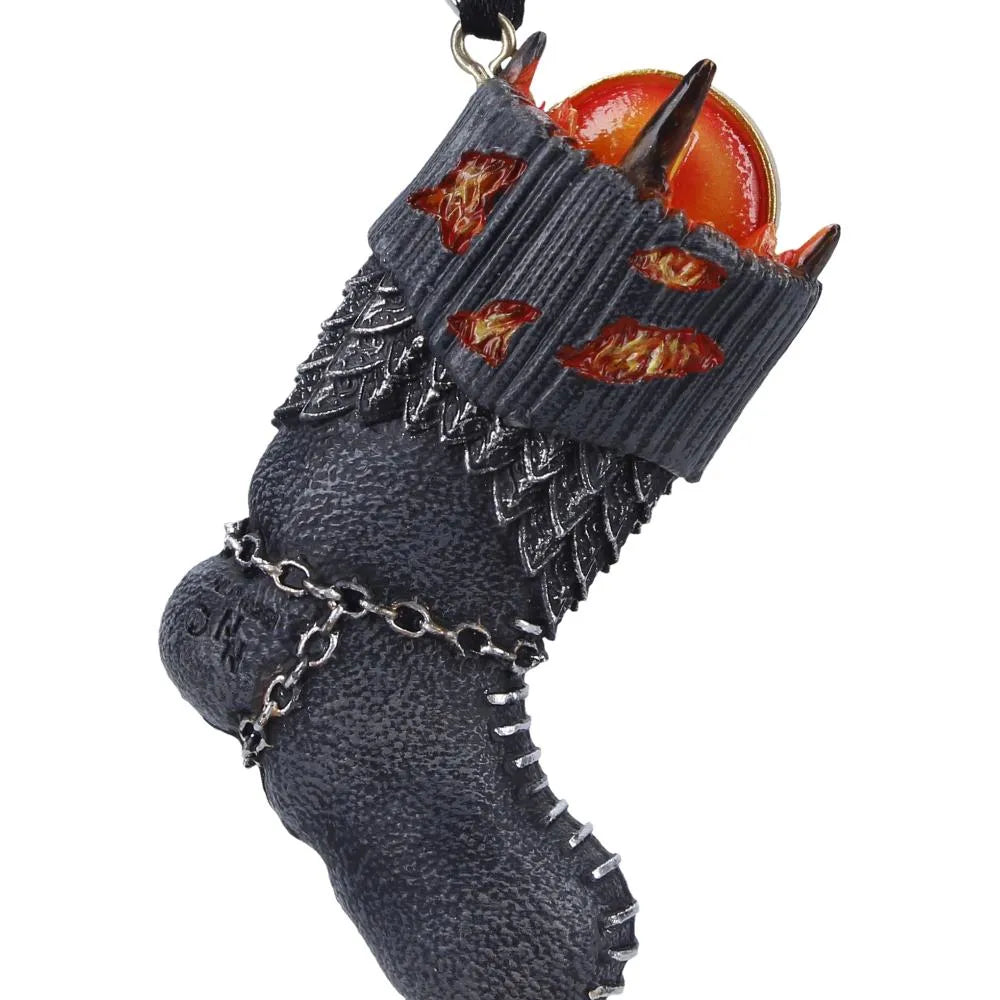 THE LORD OF THE RINGS SAURON STOCKING HANGING ORNAMENT