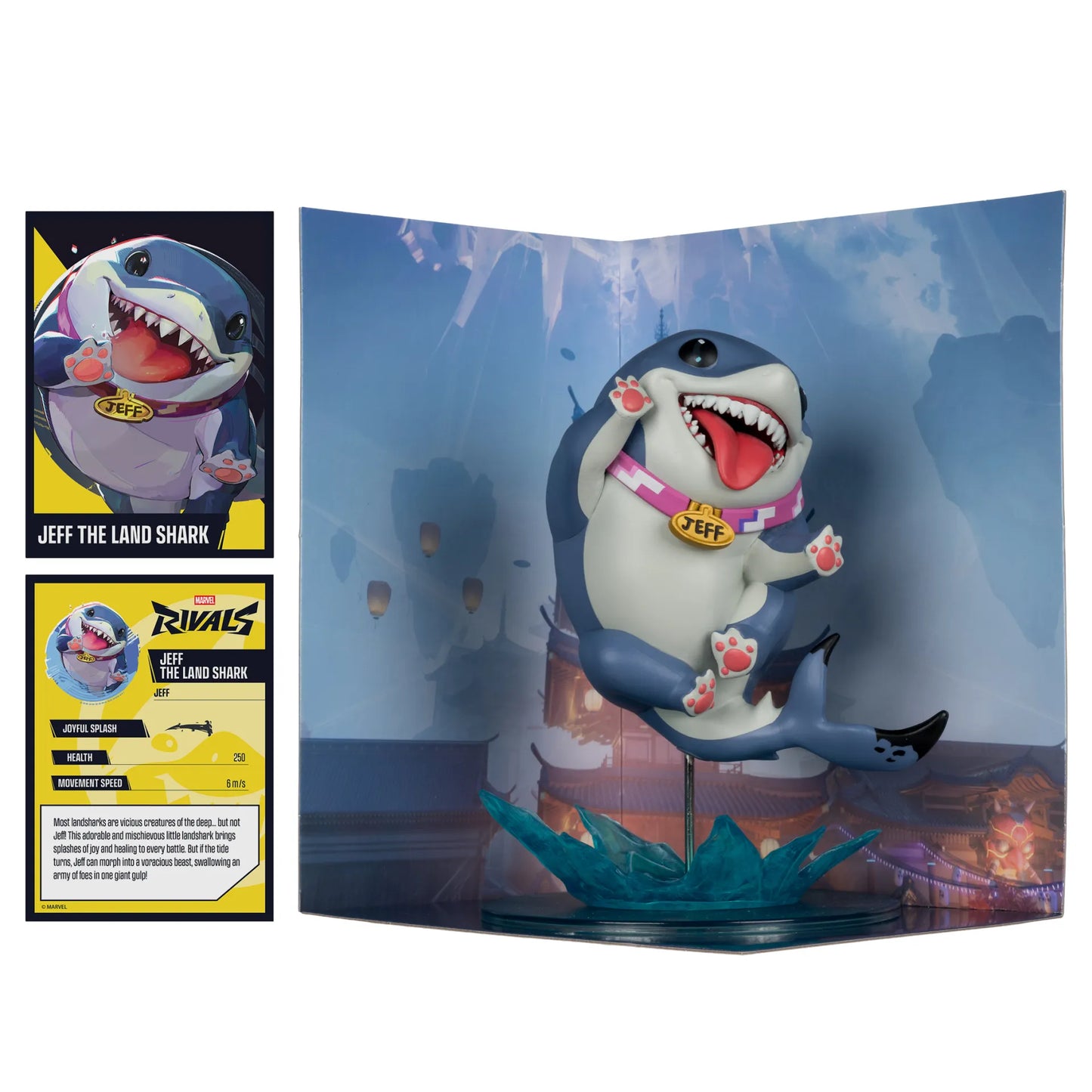 MARVEL RIVALS COLLECTION 1:10TH WV1  GAMERVERSE JEFF THE LANDSHARK